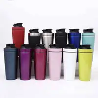 

2019 550ml/18oz wholesale protein fitness gym design your own logo metal stainless steel sport water bottle shaker bottle