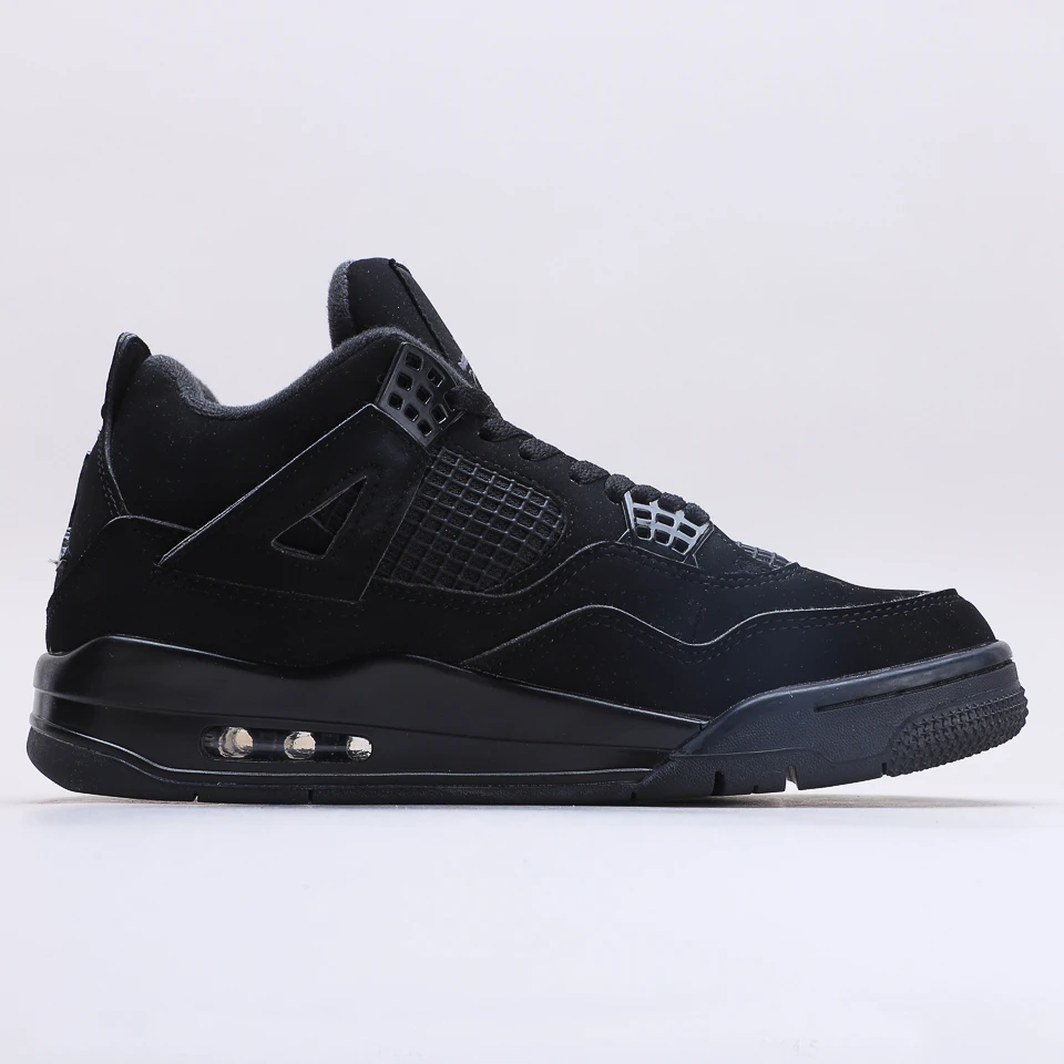 

new A J 4 Retro Black Cat basketball shoes, sports shoes, global trend sports shoes.