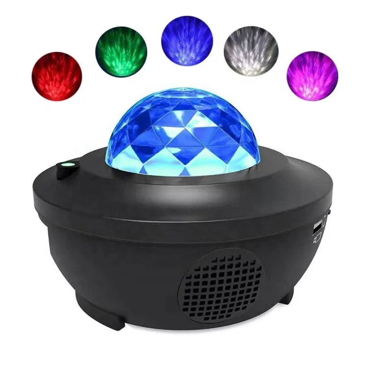 

Best Christmas Colorful Smart Voice Control Laser Starry Star Ocean Wave Night Sky Projector for Kids