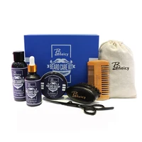 

Private Label Beard grooming Kit for Men Use, Beard Oil with Comb, the Best beard care Kit for barber use