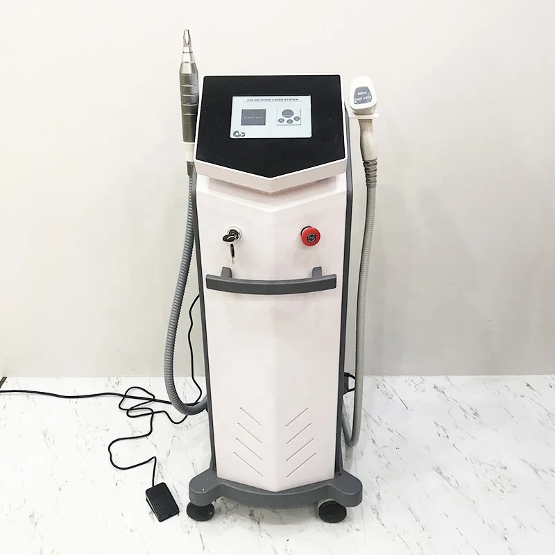 

Yting 808nm Diode Laser Hair Removal Device Picosecond Nd Yag Laser Eyebrow Tattoo Removal 2 in 1