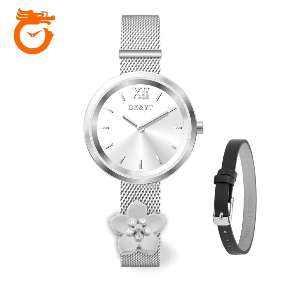 

Unique Interesting Design Changeable Straps 3ATM Waterproof Miyota 2025 Movement Alloy Woman Watch with Quick Release Spring Bar