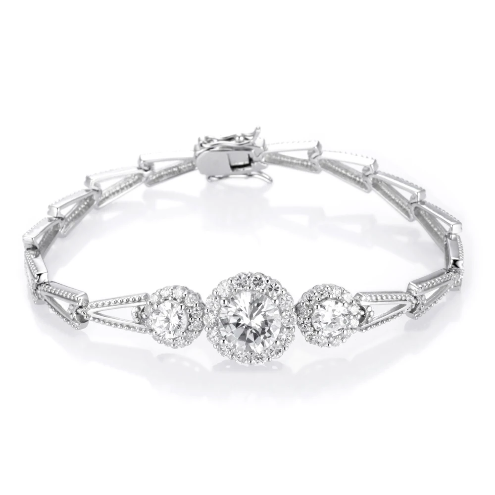 product-BEYALY-Flower shape gemstone silver bijoux jewelry-img-3