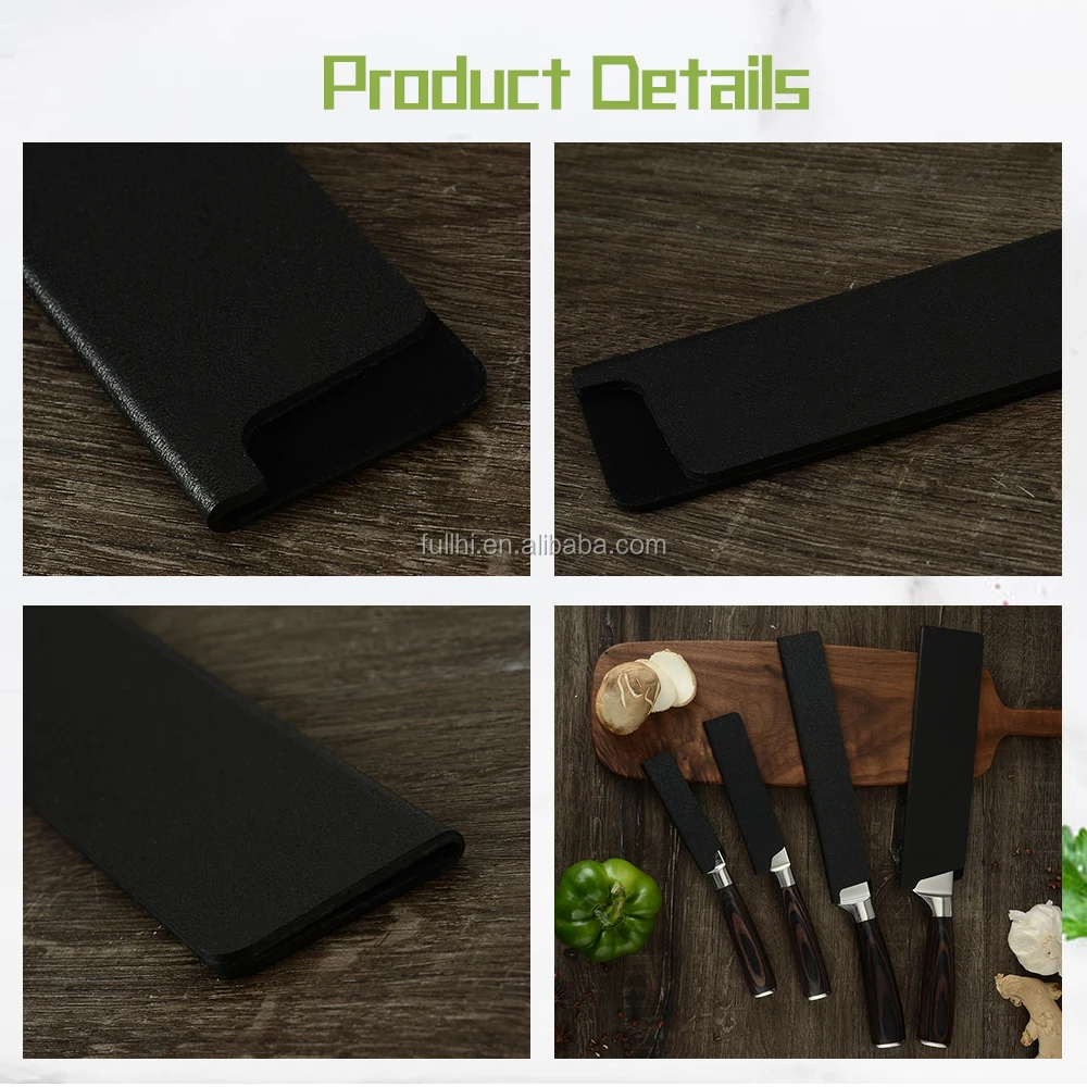 Kitchen Knife Sheath Plastic Pile Coating Insert Cover 1 Guard Utility