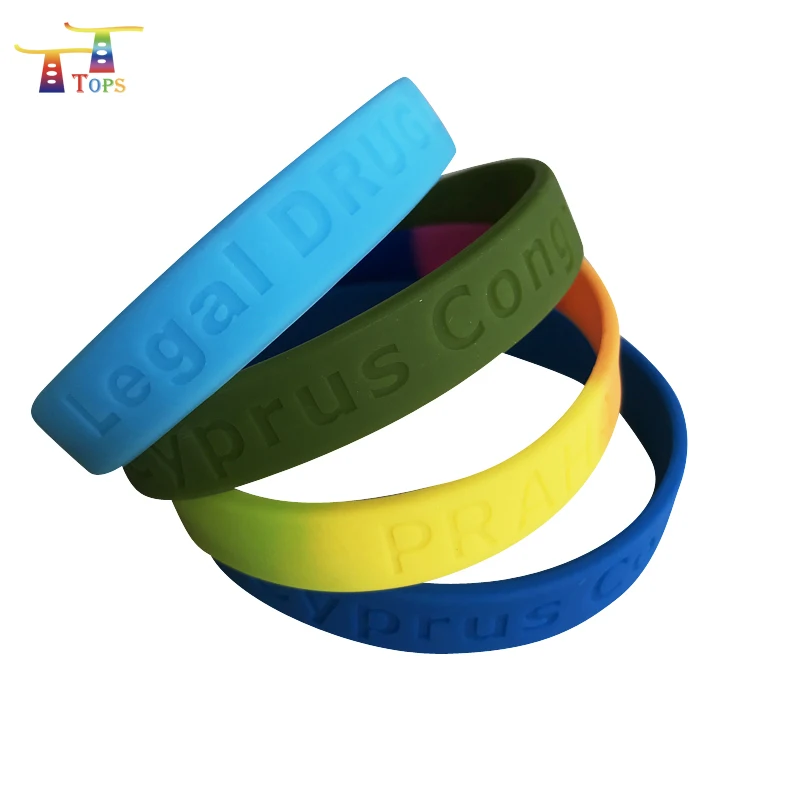 

New Design Cheap; Wholesale Price Charm Bracelet Latex Rubber Band Wristbands Silicon Custom Blank Wristband
