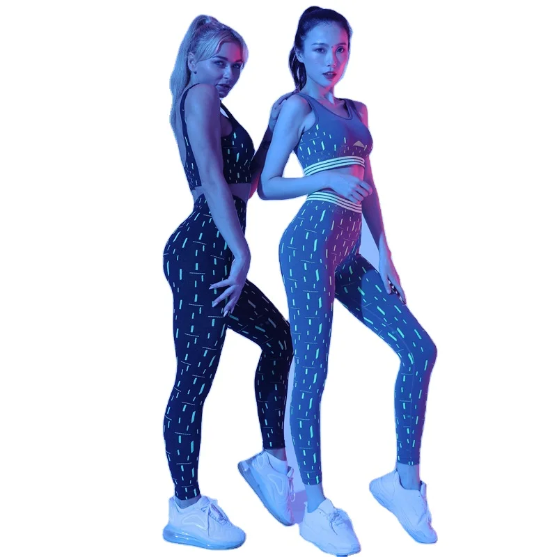 

customer service seamless sport legging 2 piece set yoga women active wear gym sets fitness 2021