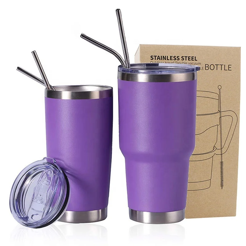 

30oz Stainless Steel Car Custom Vacuum Insulated Stainless Steel Thermos Cup Coffee Mug Double Wall Tumbler, Colorful