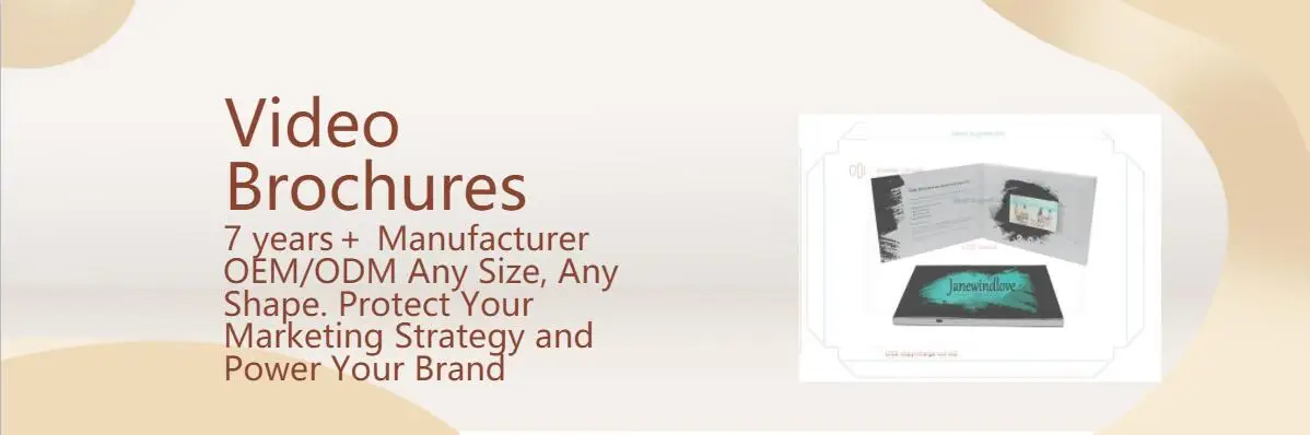 video brochures banner