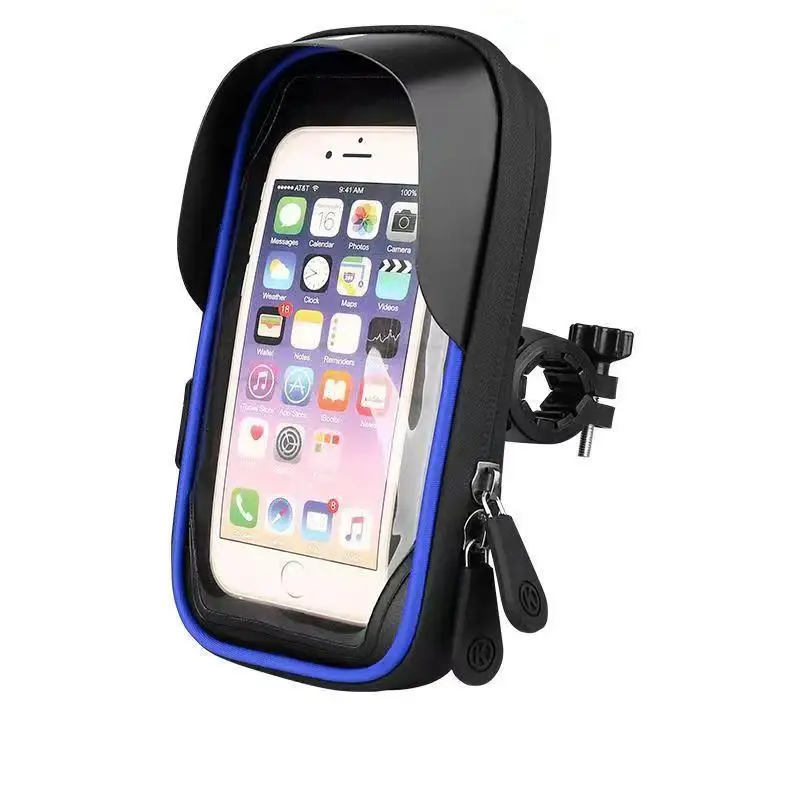 

Crossover bag bicycle bicycle accessories frame upper tube mobile phone bag waterproof bicycle bag and box, Black