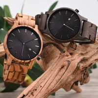 

MOQ 1 PC ready to ship stock wood watch for men