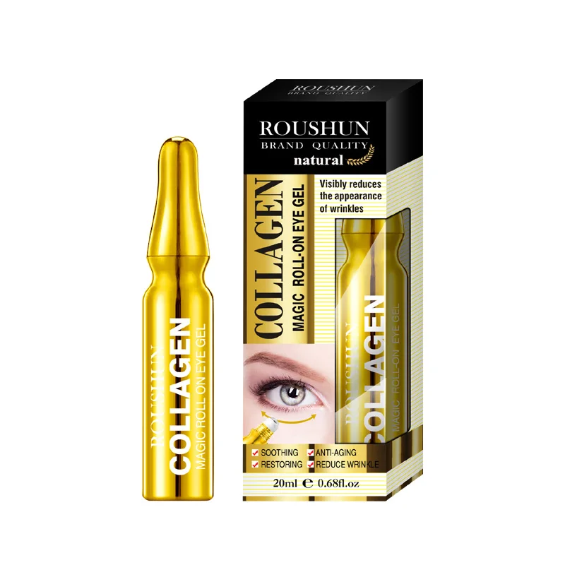 

Roushun Collagen Anti Wrinkle Dark Circle Eye Gel Soothing Anti-Aging Restoring Reduce Wrinkle