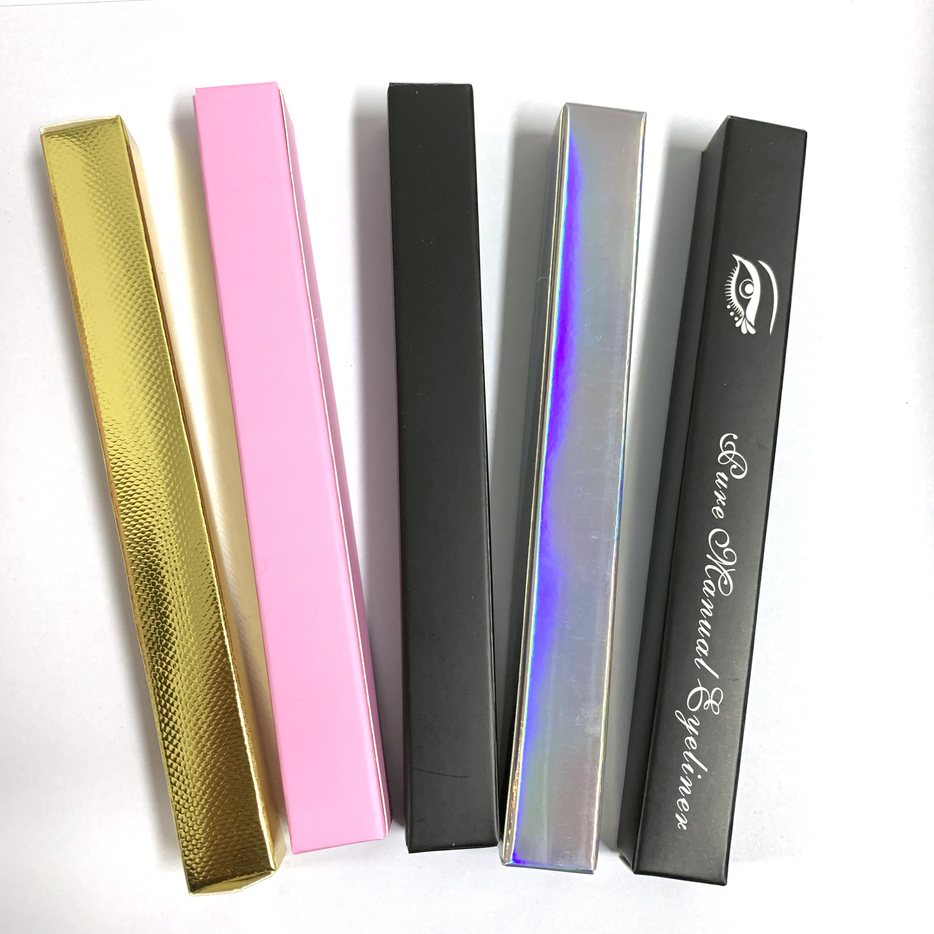 

Ready to Ship Customize packaging Eyeliner box private label small paper eyeliner boxes