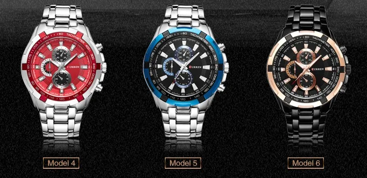 curren men watch dress japanese movement quartz watch 8023 stainless steel band curren brand luxury men quartz wrist watch