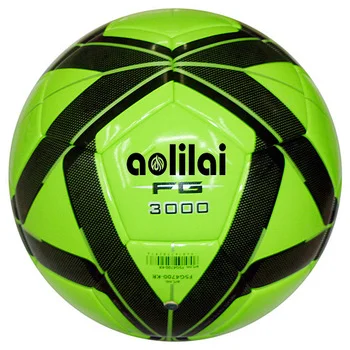

Pelotas de Futbol Wholesale Best Quality Brand FG 3000 Custom Made PU Official Outdoor Indoor Soccer Football Ball, Green black