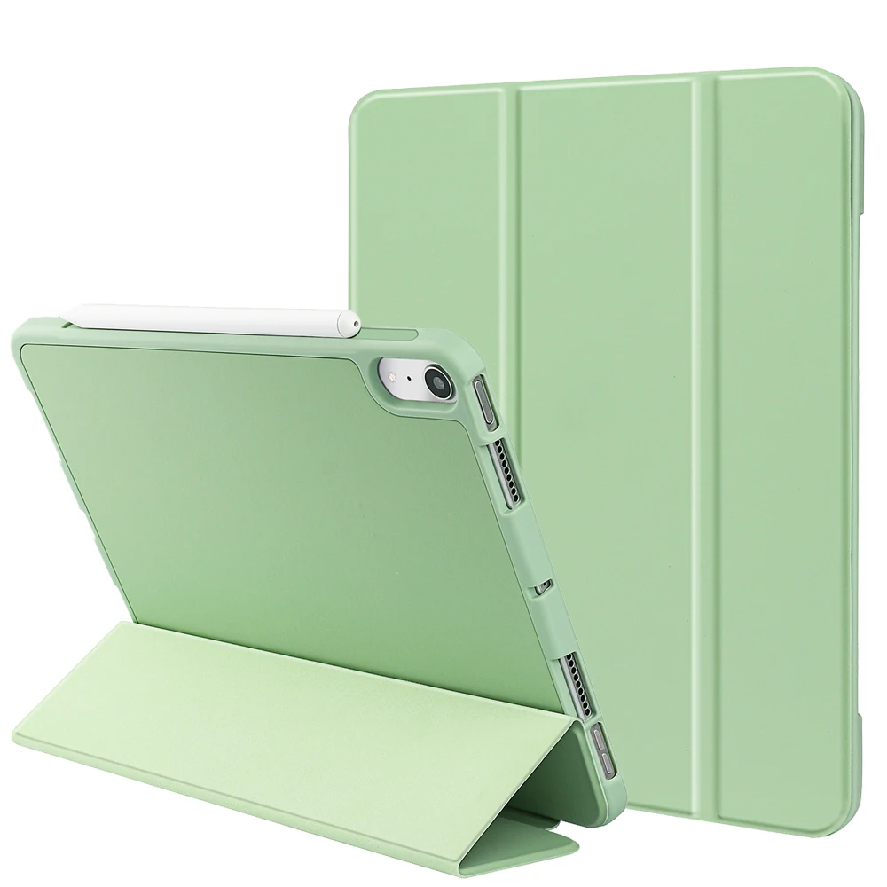 

Quickly Delivery Stand Auto-sleep Magnetic Case Folding Pu Leather Tablet Case for iPad Mini 6 Case with Pencil Holder, Multi color