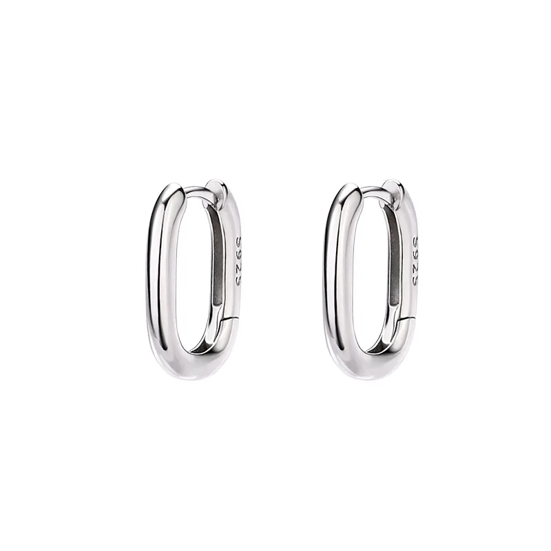 

Factory Directly wholesale 925 Sterling Silver Simple fashion Hoop Earrings For Women jewelry 2023