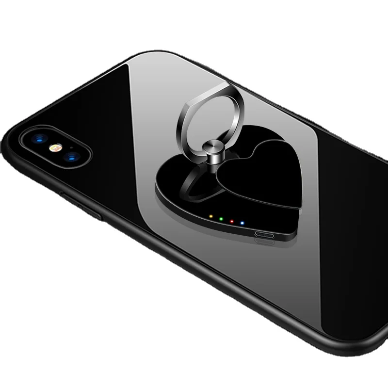 

DEBANG Heart phone mobile bracker usb electronic lighter cell phone ring holder usb