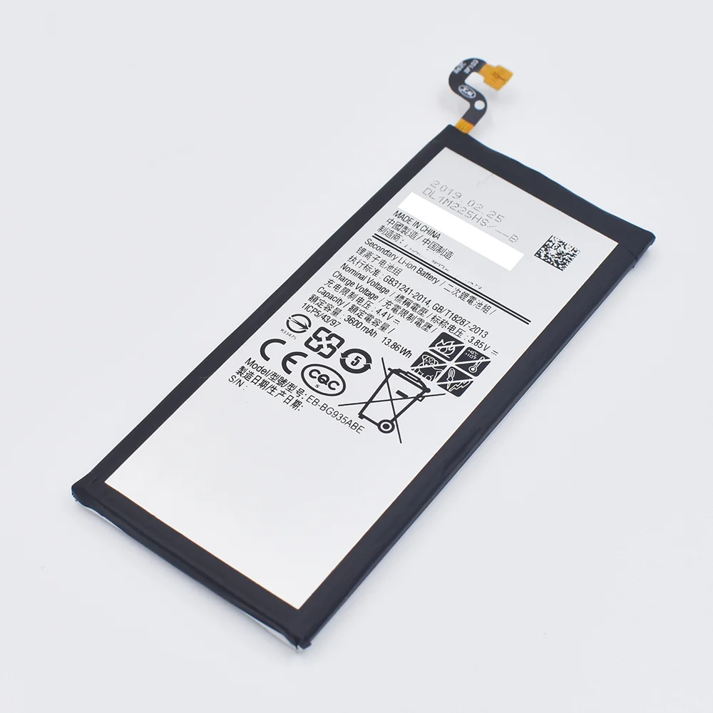 

Original Replacement Samsung Battery For Galaxy S7 Edge SM-G935F G9350 G935FD Genuine Phone Battery EB-BG935ABE free sample