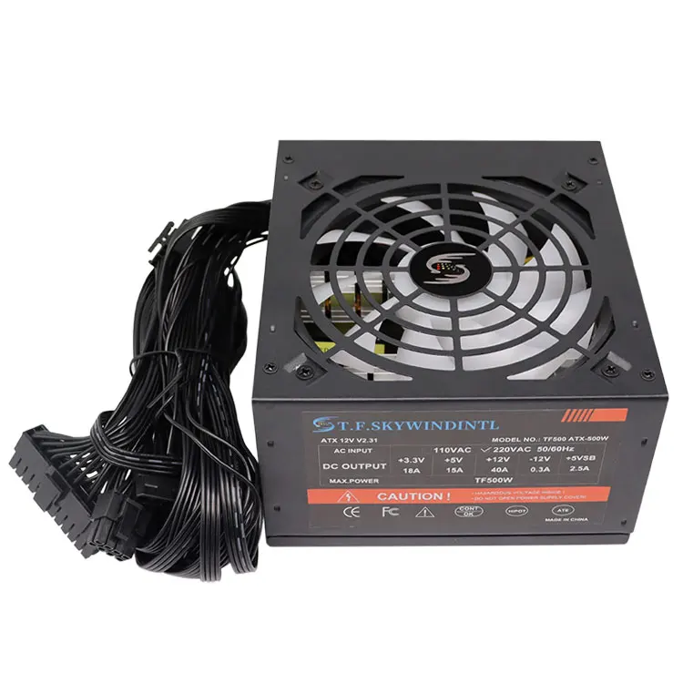 

500W APFC 80 PLUS Power Source for Gaming PC ATX 500W Computer Switch Power Supply