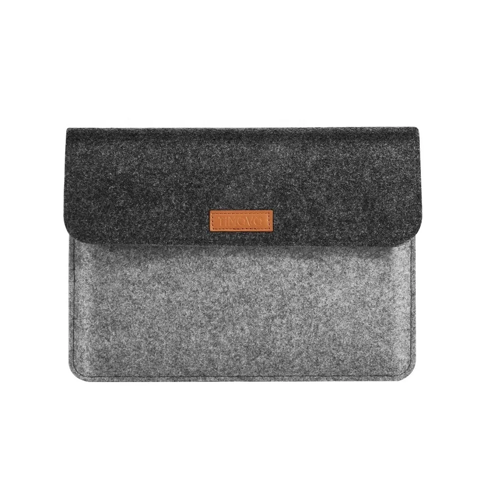 

MOKO ISO BSCI custom factory Business Style Custom shockproof 9 10 10.2 11 Inch Felt Tablet Sleeve Case Bag for iPad 10.2