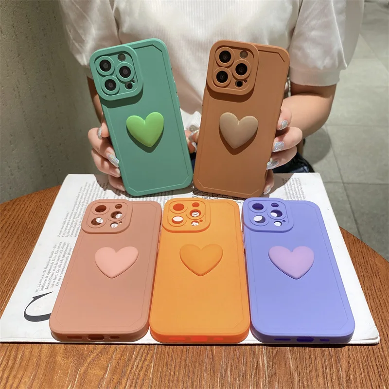 

2022 New design Three dimensional love Photo frame pupil 3d silicone phone case For Iphone 13 Pro Max Phone Case 12 XS XR 11 8P