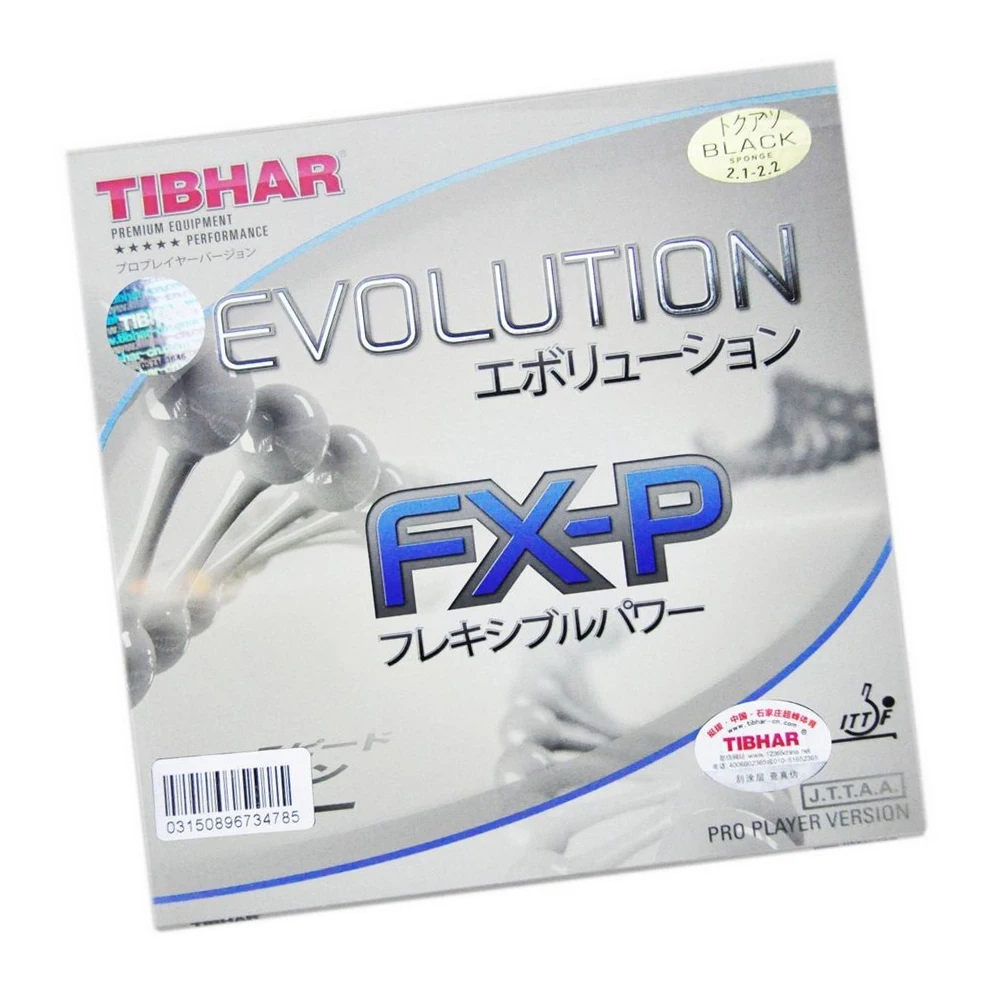 

Tibhar EVOLUTION FX-P Table Tennis Rubber Pimple In Table Tennis Rubber ITTF Approved, Red/black