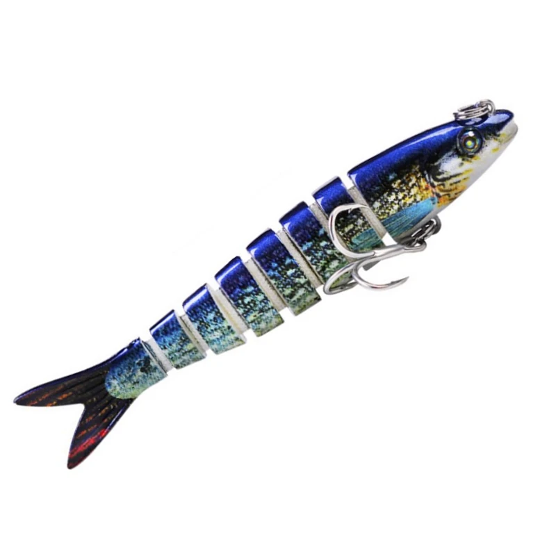 

Best Sale Fishing-Lure Knotty Fish-Baits Artificial-Spinning Tackle Multi-Section Lure 9cm, 14 colors