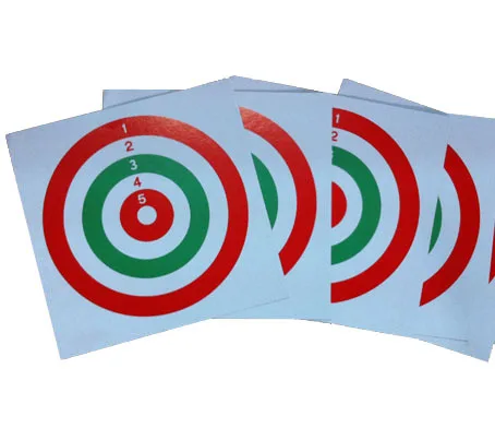 

Hunting rifle Green Red Paper cardboard shooting target