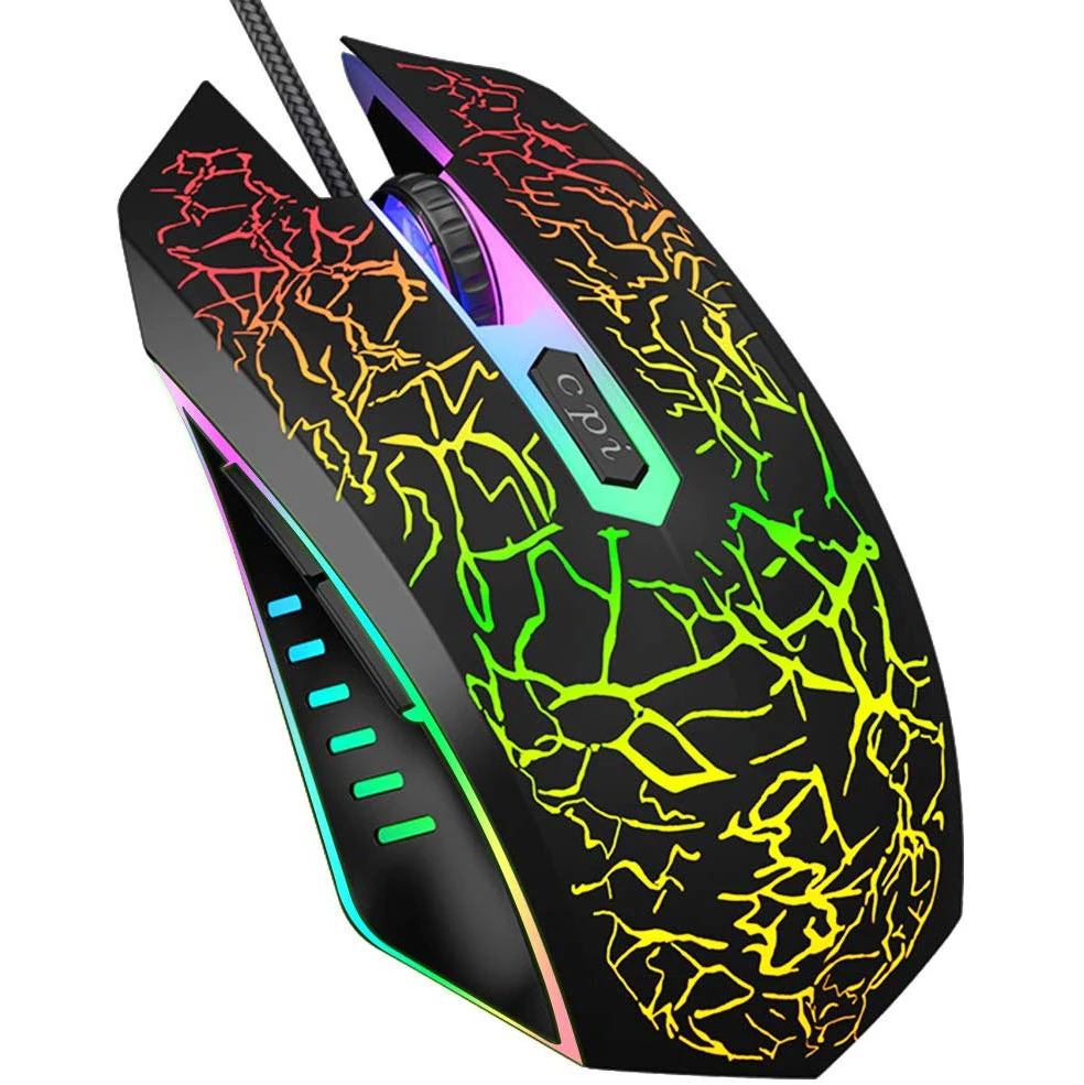 

usb luminous colorful light transmission colorful wired gaming mouse