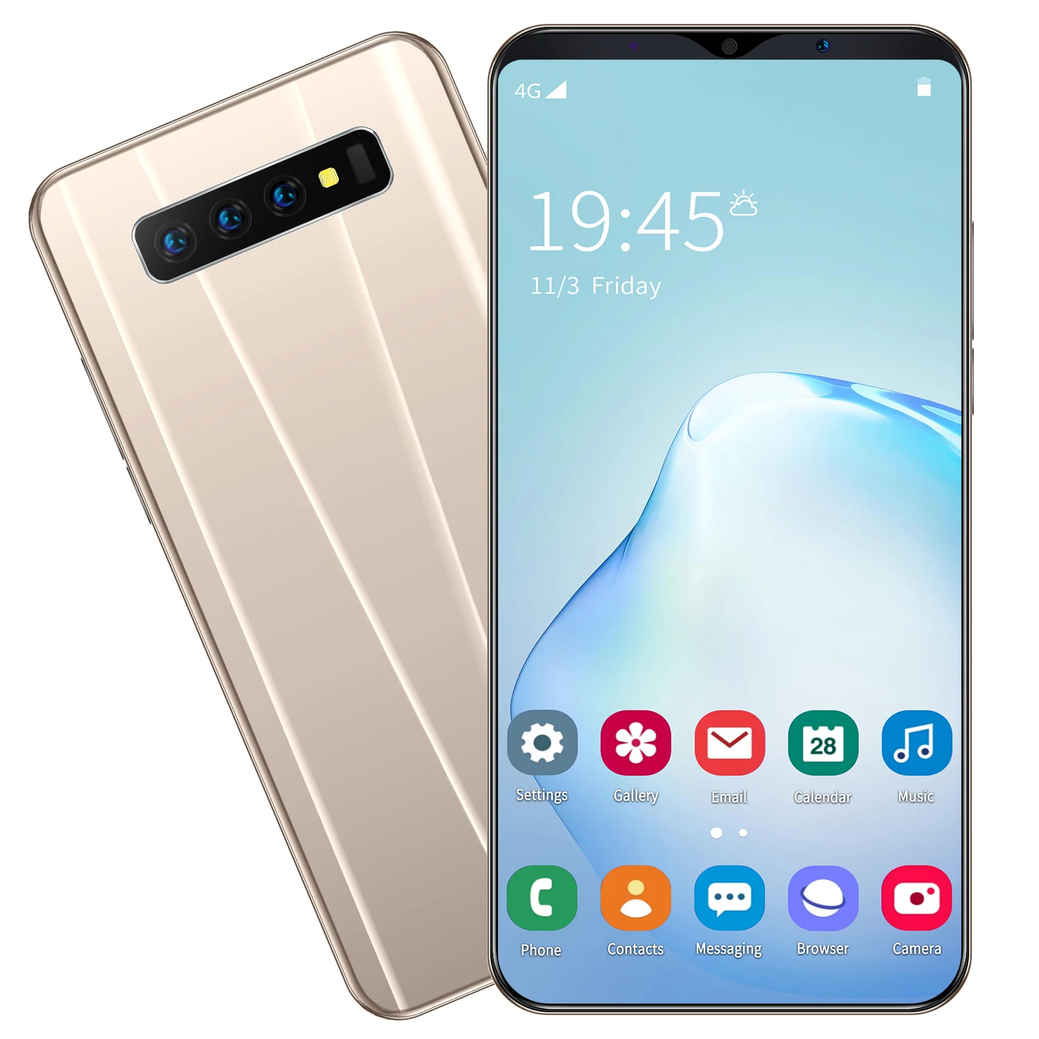 

Hot Selling cellphone S10+ Unlocked 13+18MP Dual SIM 4G+64G celulares baratos 5.8 inch Android 9.1celulares