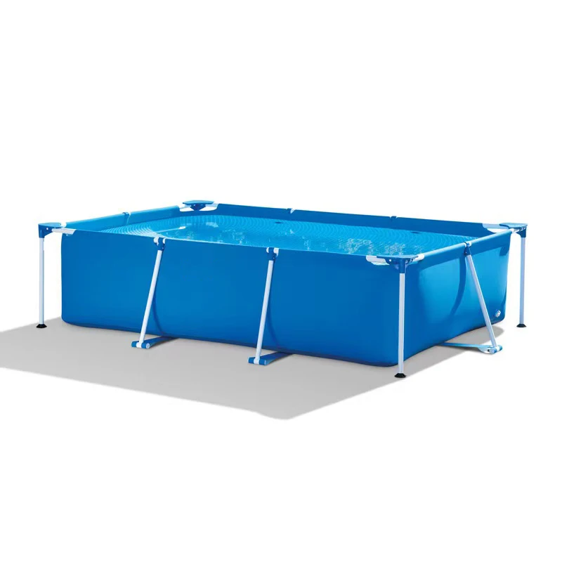 

Wholesale 10ft intex container above ground pvc large above ground steel swimming pool rectangular, Like the picture