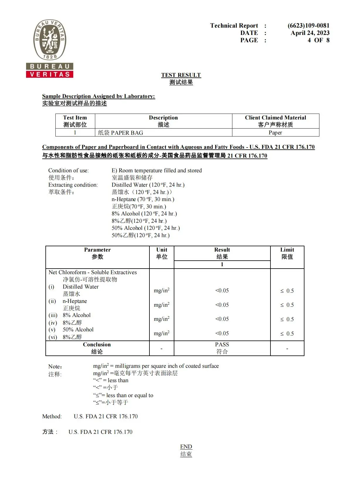 FDA 21 CFR 176.170