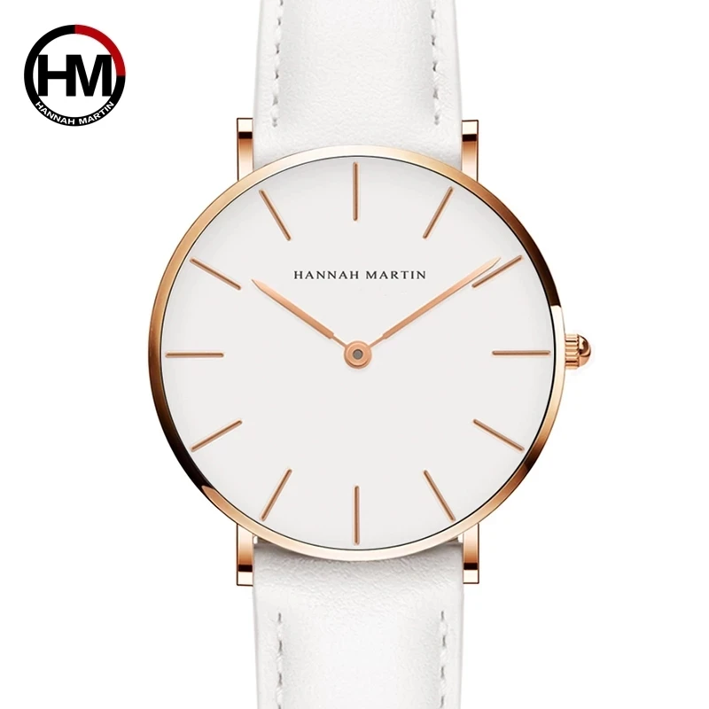 

hannah martin Dropshipping Japan Quartz Simple Women Fashion Watch OEM private label