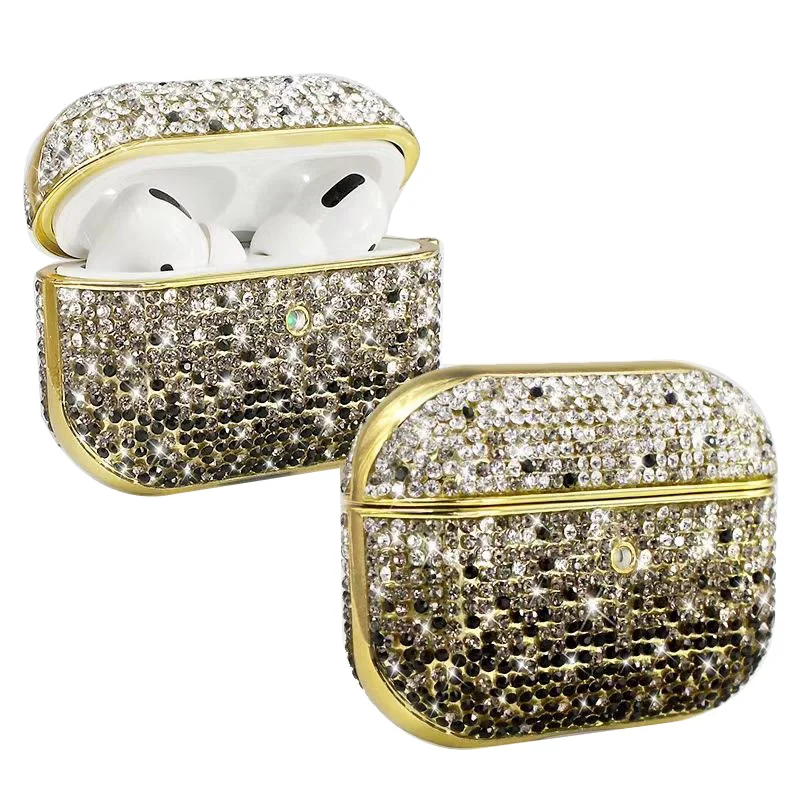 

Luxury Bling Diamond Earphone Accessories Hard Case For Airpods 2 3 Rhinestone Protective Bag