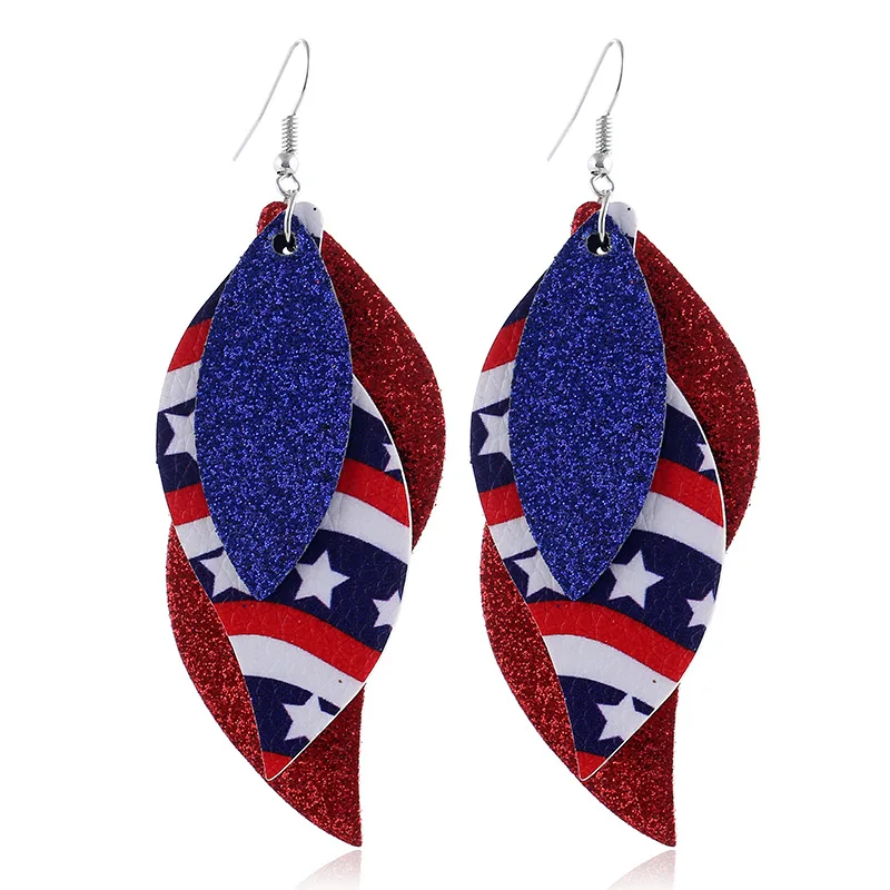 

Patriotic earrings 4th Of July Independence Day American Jewelry Accessories fourth of july earrings