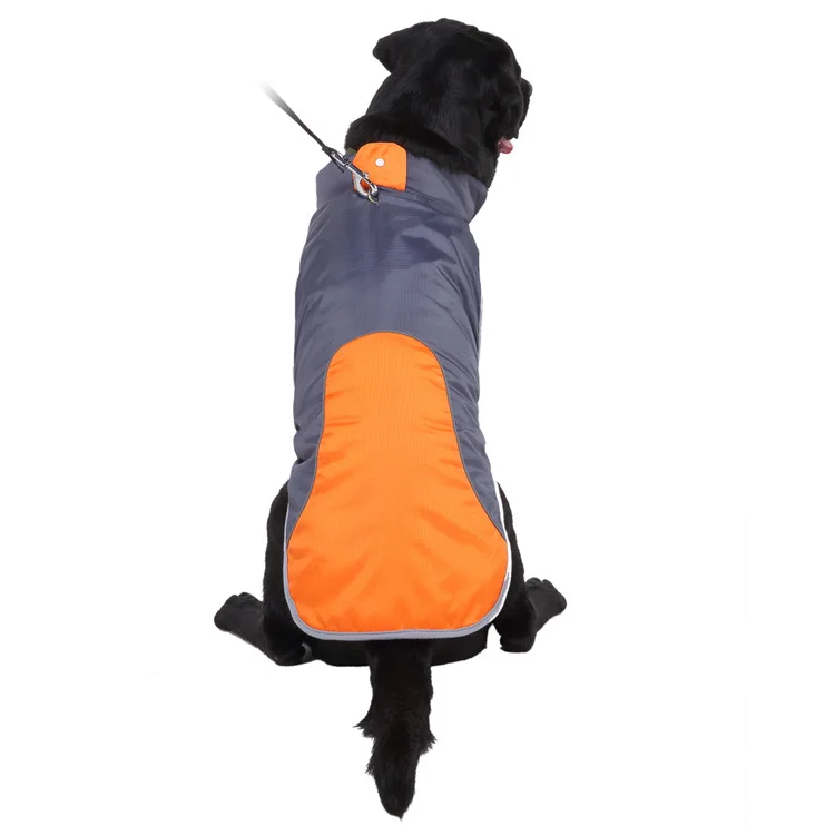 

Reflective Pet Big Dogs Clothes Winter Clothes Jackets Adjustable Cotton Coat Pet Apparel, As picture