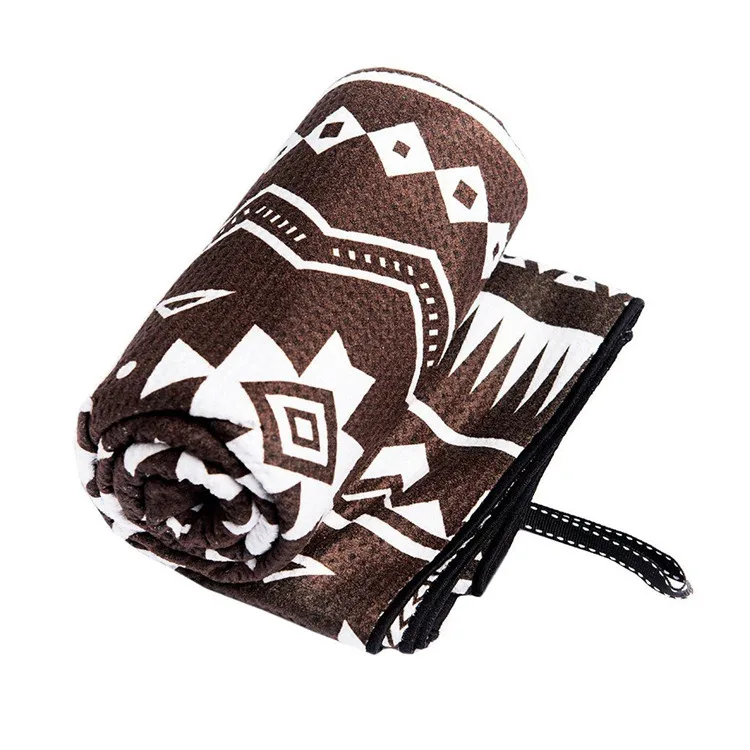 OEM services sublimation color square towels custom made logo printing beach towel
