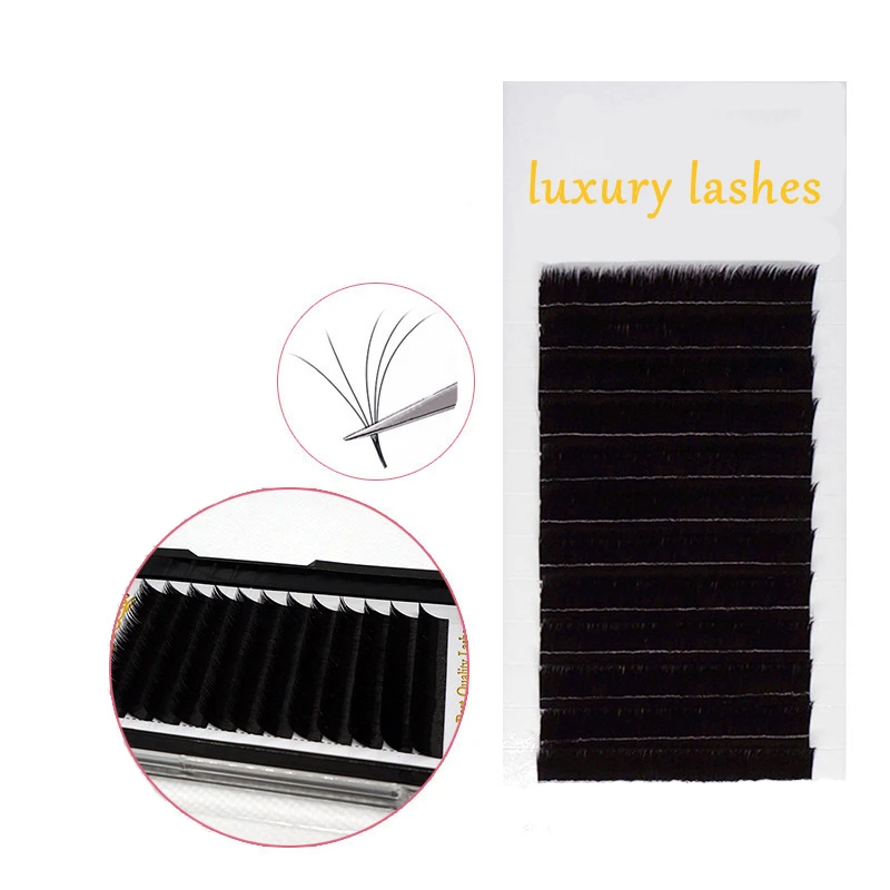 

high quality auto fan eyelash extension easy fan fast fanning lashes eyelash extensions private label