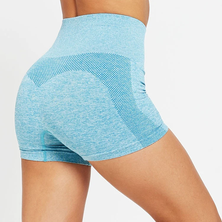 

Seamless fitness summer shorts hot sale butt lift gym shorts for women, Picture