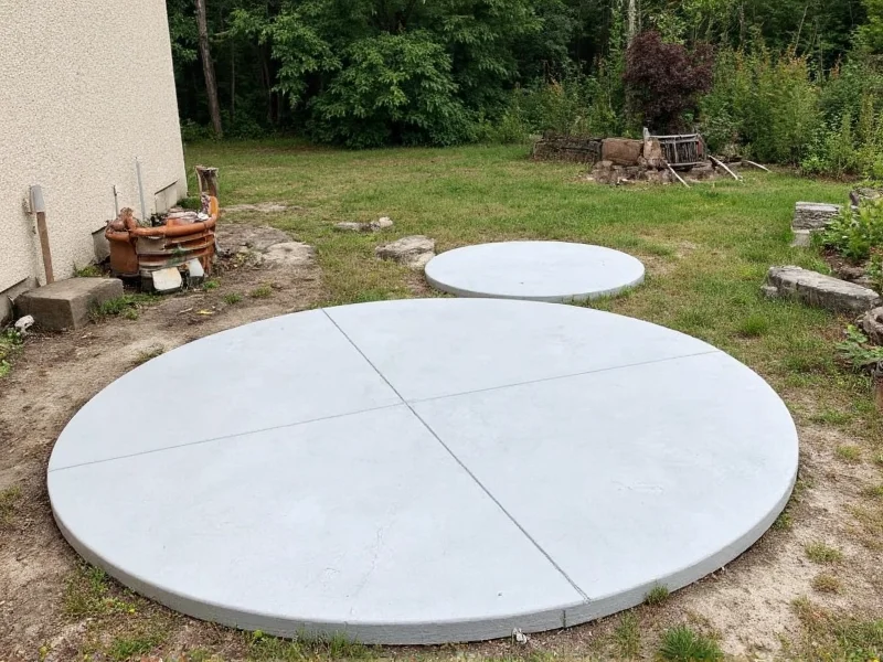 diy concrete patio
