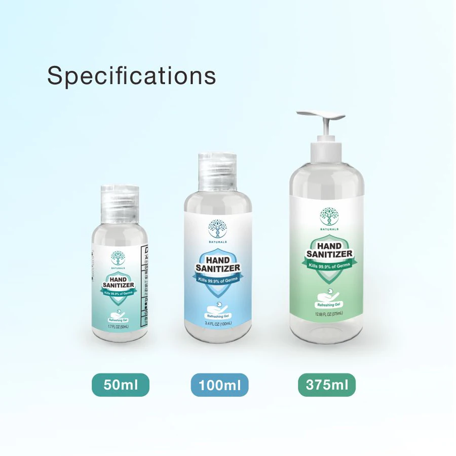 

Custom Hand Sanitizer For Home Mini Hand Sanitizer 50ml, Light blue
