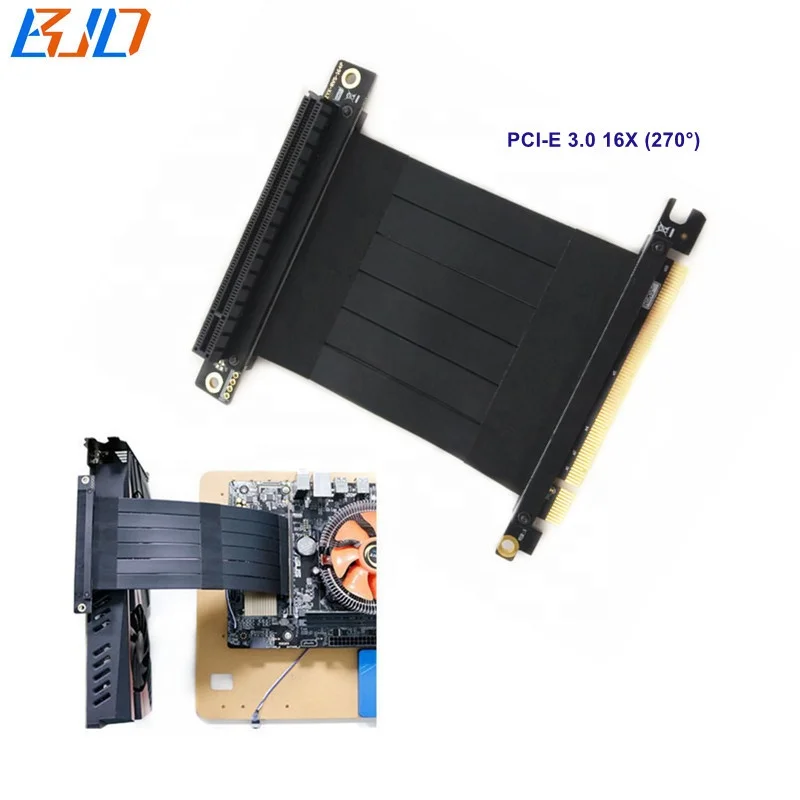 

PCI-E PCI Express 3.0 16X to X16 GPU Extender Riser Extension Cable 0.1M~1M for High-end Graphics Card