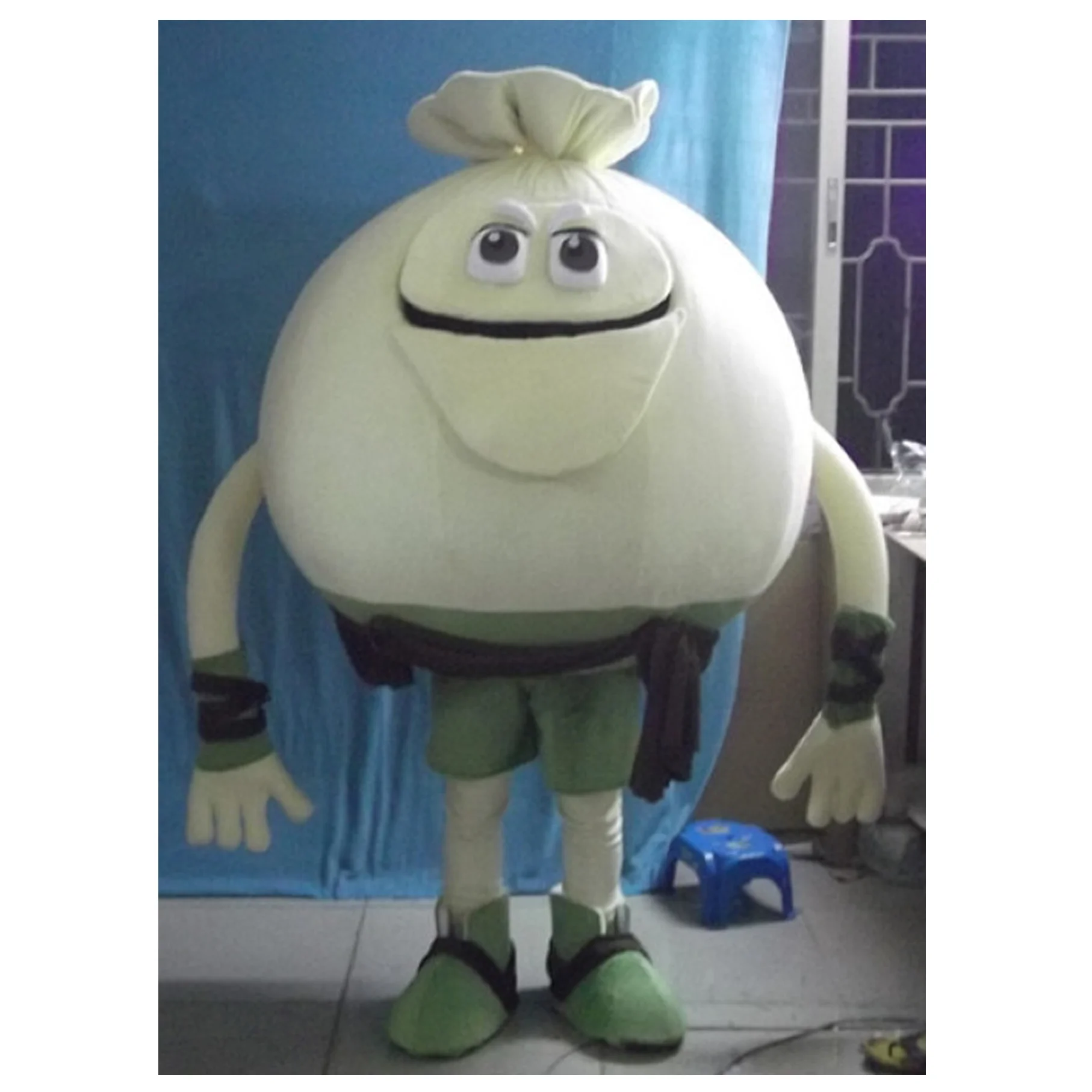 

Large size food plush mascot costume, plush bun walking costume for festival