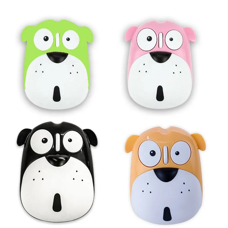 

Mute and rechargeable suitable for office and home use Wireless cute animal puppy mouse