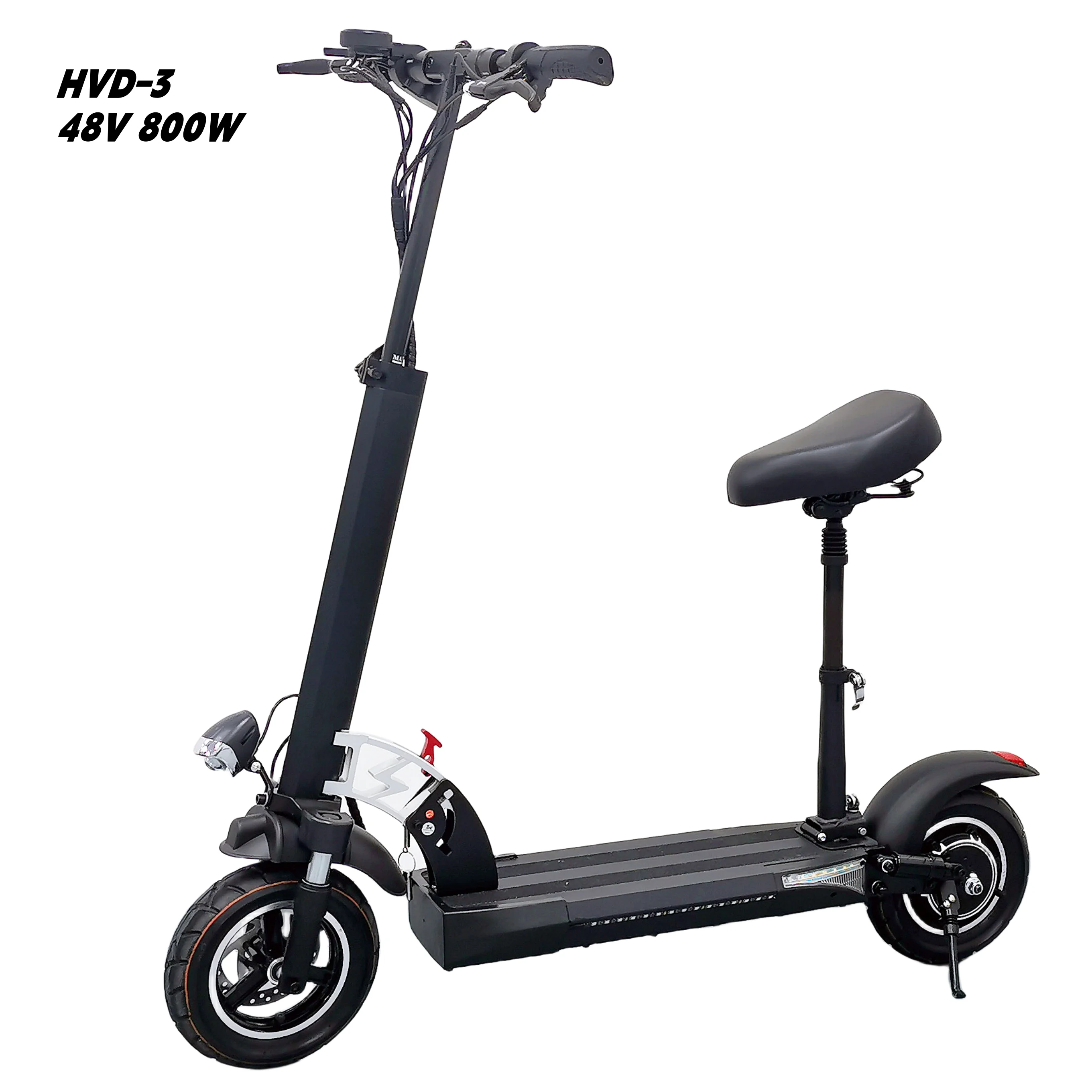 

EU warehouse max speed 45-55km/h ranges 50-65km 48v 15Ah 800w rear motor electric scooter 10 inch with seats for adults