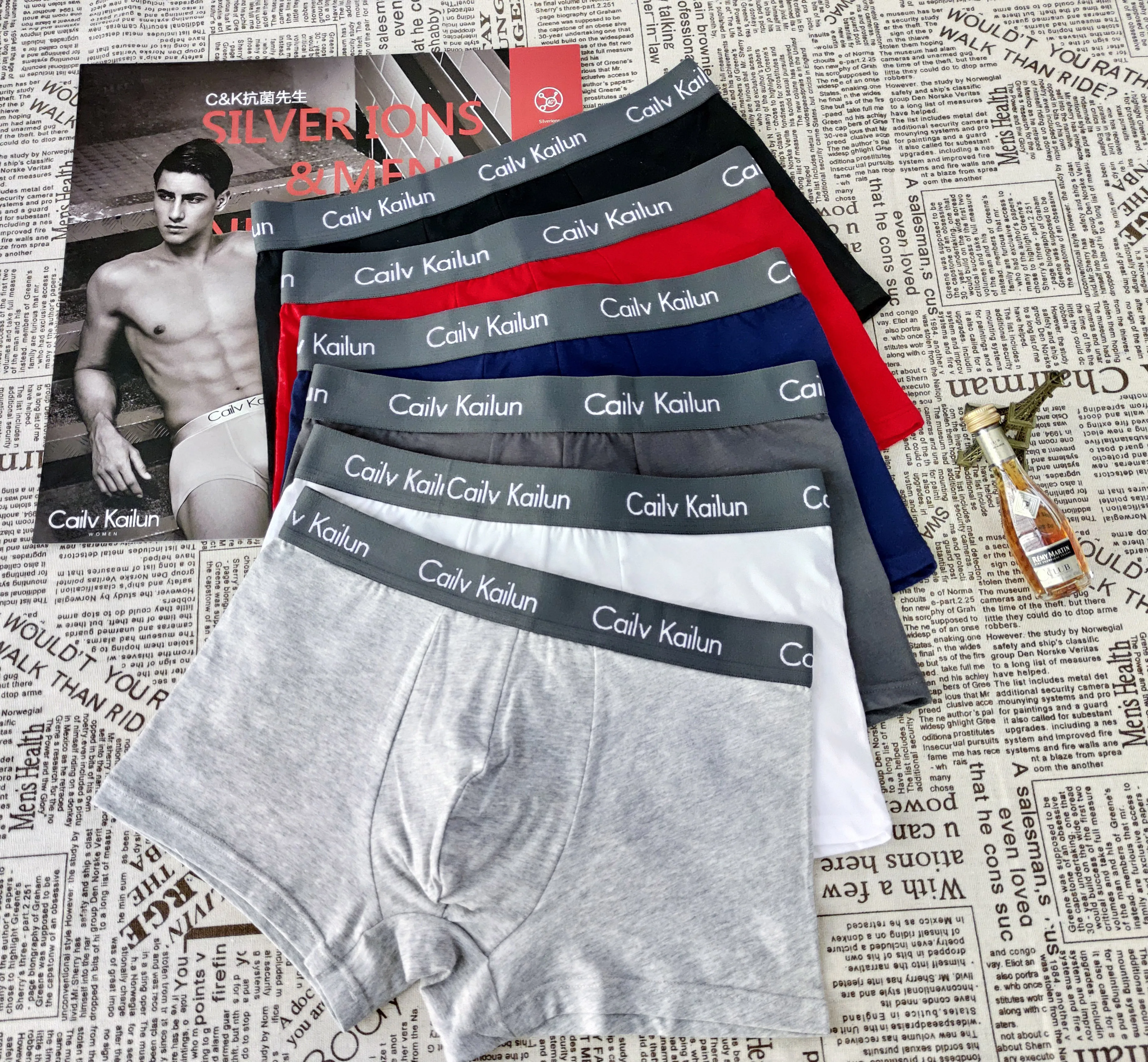 

Top cotton Underwear Brands Mens Underwear Wholesale Supplier Men High Quality Man 6 Colors and 4 sizes