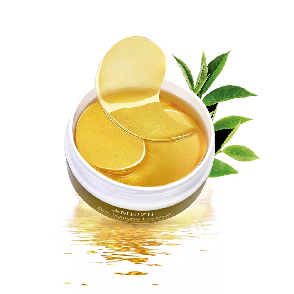 

Natural Organic Gold Eye Mask Wrinkle Remover Gel Eyemask Parches Para Ojos Hydrogel Eyepatch Collagen Under Eye Patch