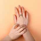New fashion 4A Cubic Zirconia handmade Wedding Ring Synthetic Gemstone women fine Jewelry silver 925 rings