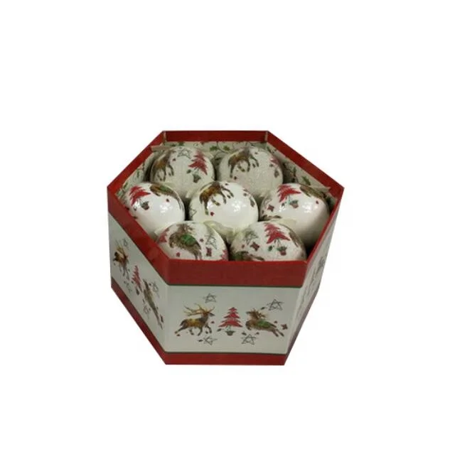 

75mm Newest Polyfoam Christmas Ball Set Package for Decoration