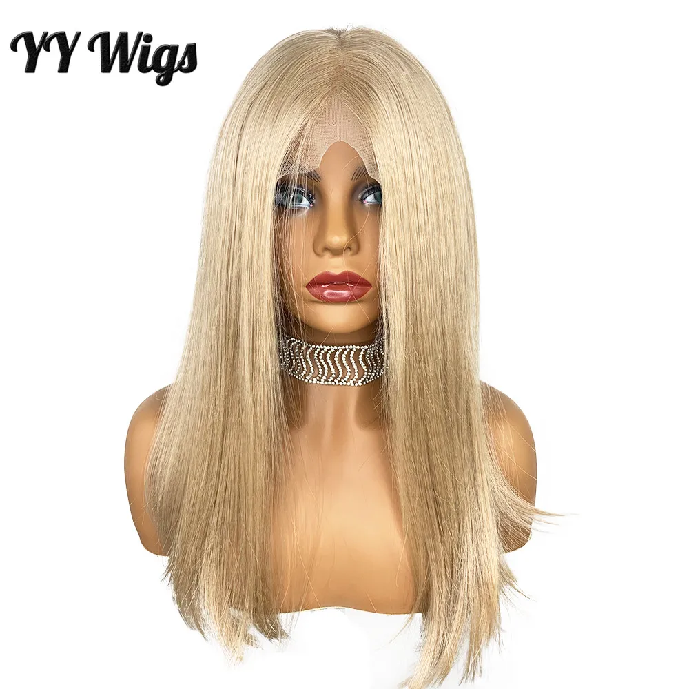 

13x6 Futura Synthetic Medium Length Wavy Honey Blonde Curly Lace Front Wigs for Women Daily Use